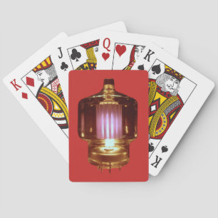 Glowing Transmit Vacuum Tube Casinokort
