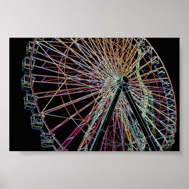 Glowing Wheel Poster (Framsidan)