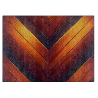 Glowing Wooden Chevron