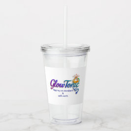 GlowTonic: Glow on the Go-plasthumlare - 16 oz Take Away Mugg