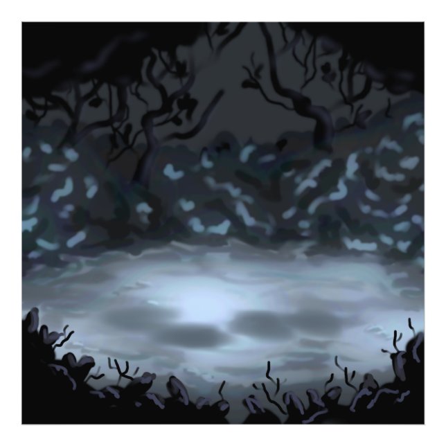 Glowy Clearing Fototryck (Framsidan)