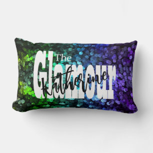 Glttering Sequin Dekorativ kudde
