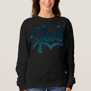 Glub Signatur. Graffiti-konstnär T Shirt