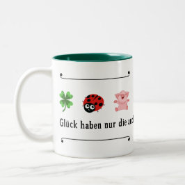 Glück haben nur die anderen Två-Tonad mugg