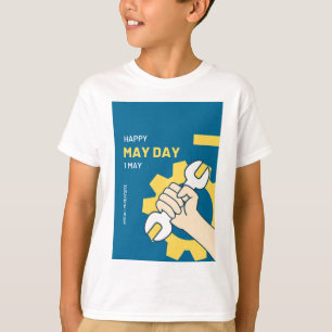 Glücklich majdag design t shirt