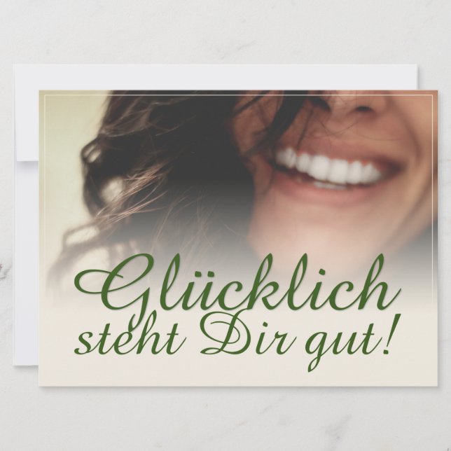 Glücklich steht Dir gut! (Framsida)