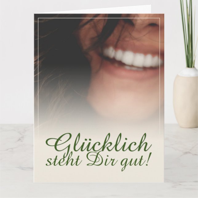 Glücklich steht Dir gut! Kort (Framsida)