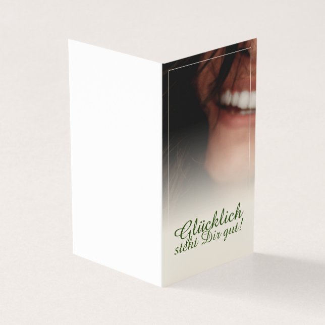 Glücklich steht Dir gut! Kort (Utsida)