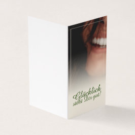 Glücklich steht Dir gut! Kort