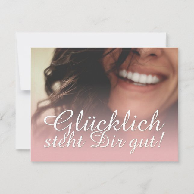 Glücklich steht Dir gut! - Rosé (Framsida)