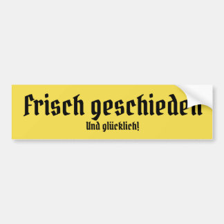 Glücklich und frisch geschieden bildekal