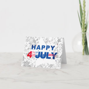 Glücklicher 4th des Juli Kort