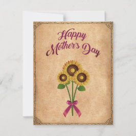 Glücklicher Muttertag Vintage Julkort