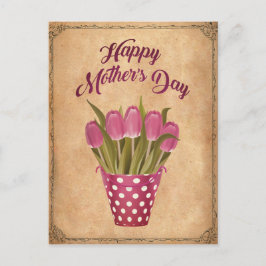 Glücklicher Muttertag Vintage Vykort