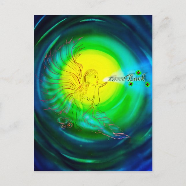 Glücksengel Vykort (Framsida)