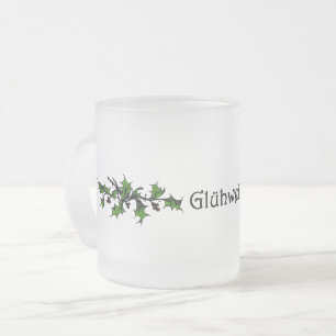 Glühwein, mullat Vin, blåst glas, Mugg