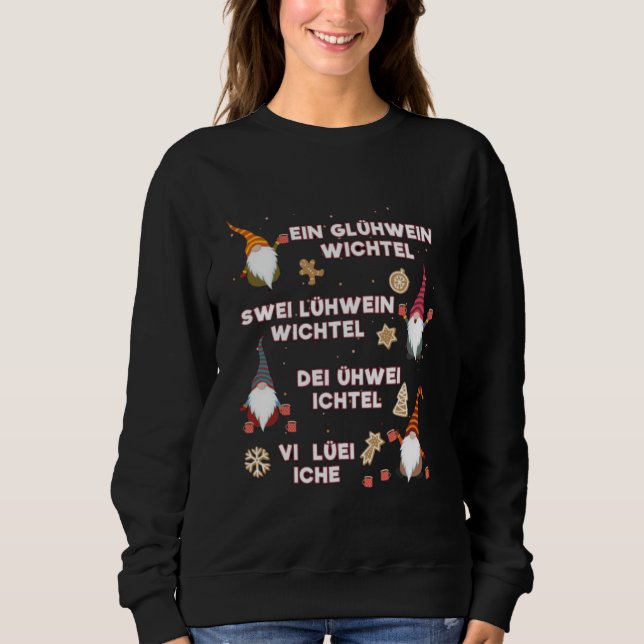 "Glühwein Wichtel" T Shirt (Framsida)