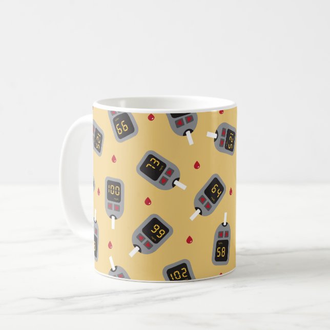 Glukometer Kaffemugg (Framsida vänster)