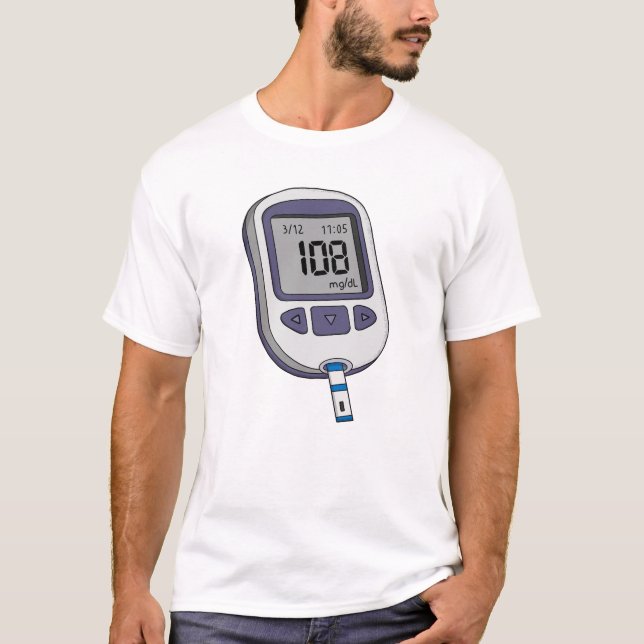 Glukometer T Shirt (Framsida)