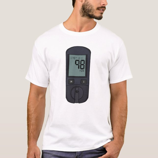 Glukos Mätare T Shirt (Framsida)
