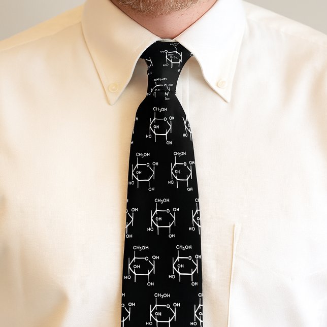 Glukos Moecule Chemistry Science Thémet Slips (Glucose Molecule Chemistry Science Themed Neck Tie)