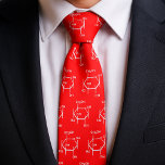 Glukos Molecule Chemistry Science Thmet Red Slips<br><div class="desc">Visa upp kärlek för vetenskapen med den här ljusröda nektin med en upprepande mönster av glukosmolekylen. Vare sig du är kemist, vetenskapslärare, student eller bara en fläkt av molekylär design, lägger den här slipsen till lite skärpt stil till alla utrustningar. En perfekt för STEM-professioneller eller någon som vill komma ut...</div>