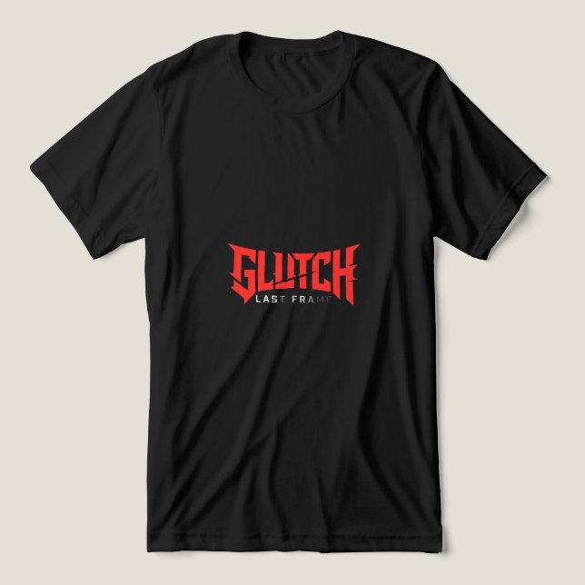 GLUTCH Last Frame – Competitive Gaming Streetwear  T Shirt (Design Framsida)