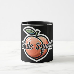 Glute Squad Peach Fitness Träning Mugg
