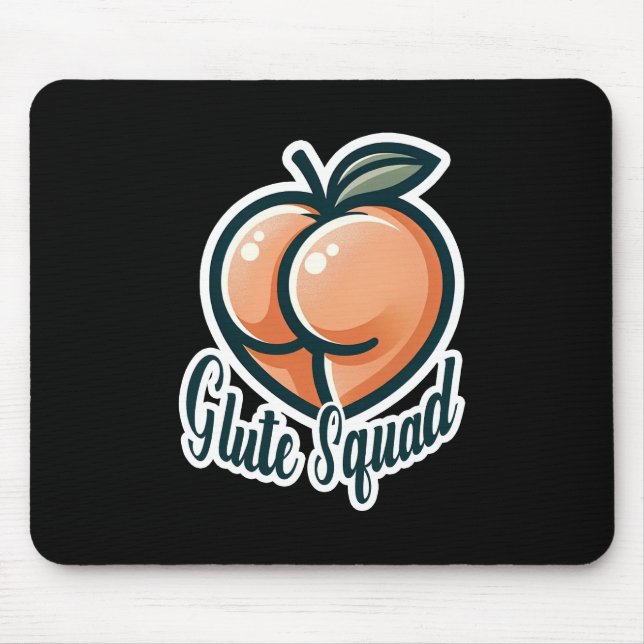Glute Squad Peach Rumpa Styrketräning Gym Musmatta (Framsidan)
