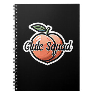 Glute Squad Rosa Träningsprogram Anteckningsbok