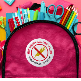 Gluten Allergy Badge Knapp