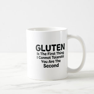 Gluten är det första Sak som jag inte tolererar på Kaffemugg
