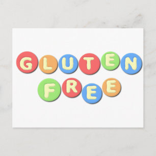 Gluten Free Celiac Vykort