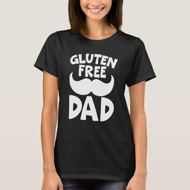 Gluten Free Dad Food Allergy Celiac Disease Warrio T Shirt (Framsida)