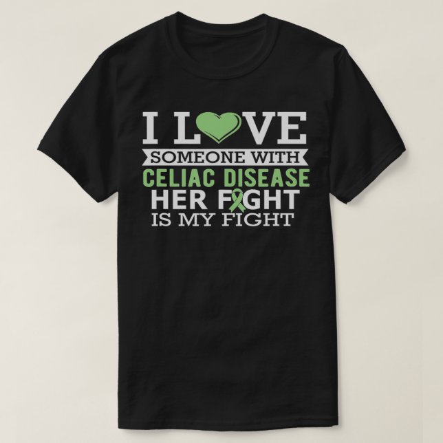 Gluten Free Diet Celiac Disease Awareness Gifts T Shirt (Design framsida)