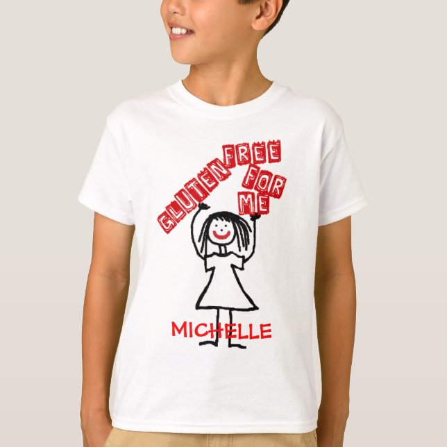 Gluten Free for Me Girl T-shirt (Framsida)
