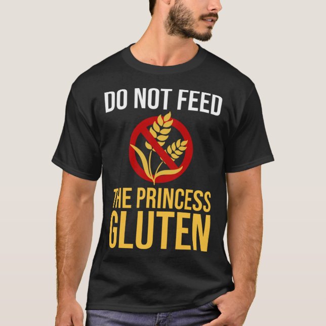 Gluten Free Intolerance Food Celiac Disease T Shirt (Framsida)