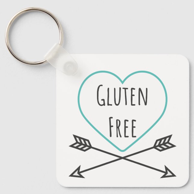 Gluten Free Keychain Nyckelring (Framsida)