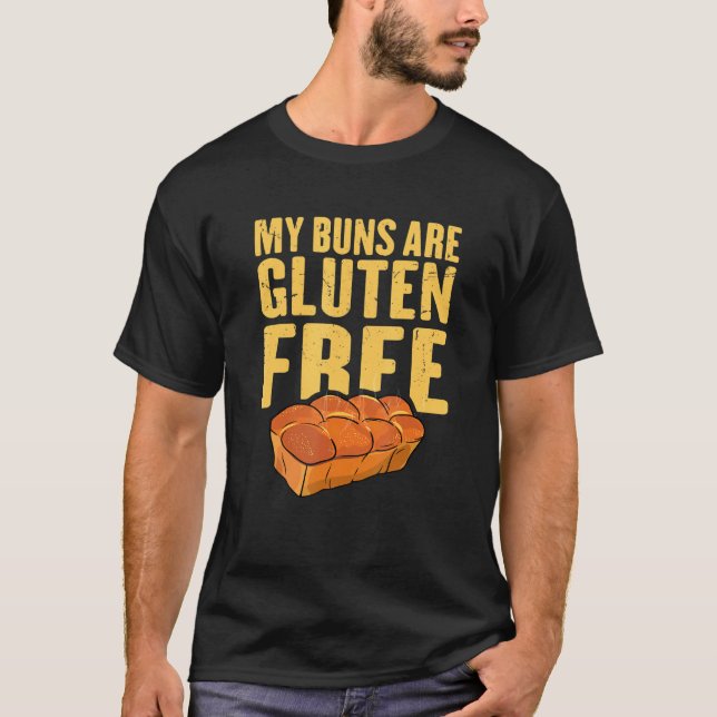 Gluten Free Lifestyle Bread Celiac Disease Medvete T Shirt (Framsida)