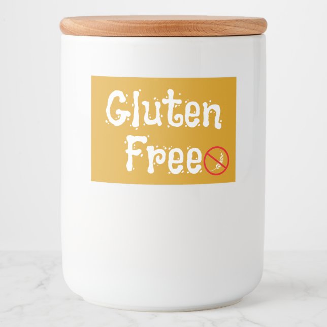 Gluten Free Mat Etiketter (Framsida)