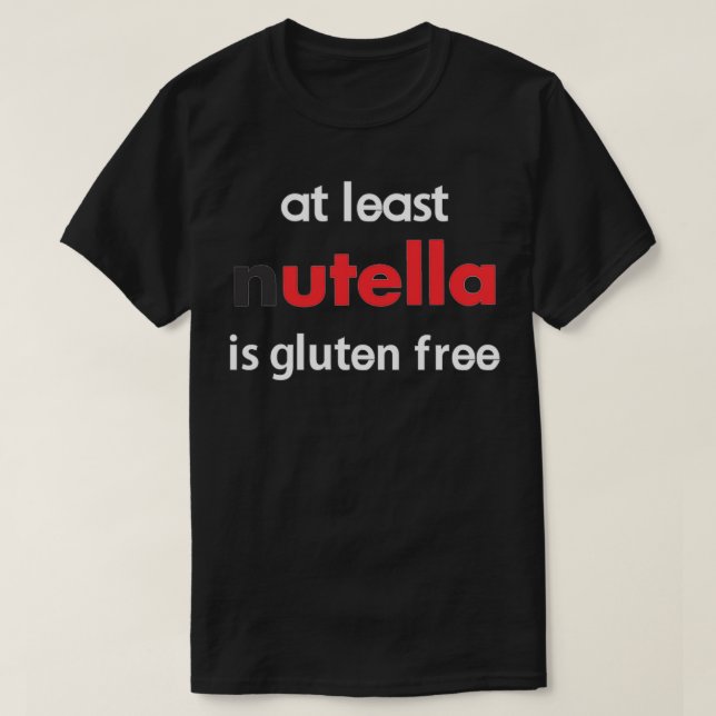 Gluten free Nutella T Shirt (Design framsida)