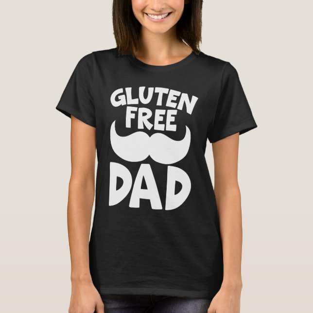 Gluten Free Pappa Food Allergy Celiac Disease Warr T Shirt (Framsida)
