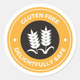Gluten Free Runt Klistermärke