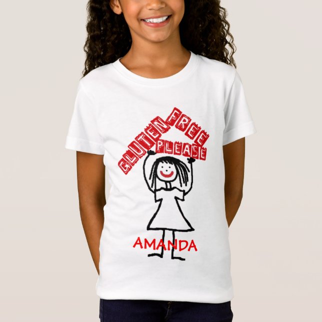 Gluten Free, tack Tee Shirt (Framsida)