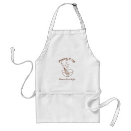 Gluten Free Thated Apron - Blanda upp det Förkläde