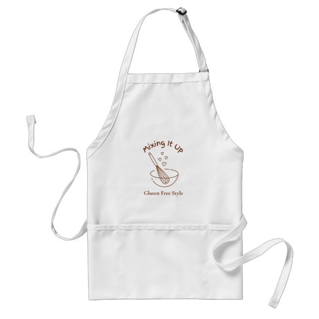 Gluten Free Thated Apron - Blanda upp det Förkläde (Framsidan)
