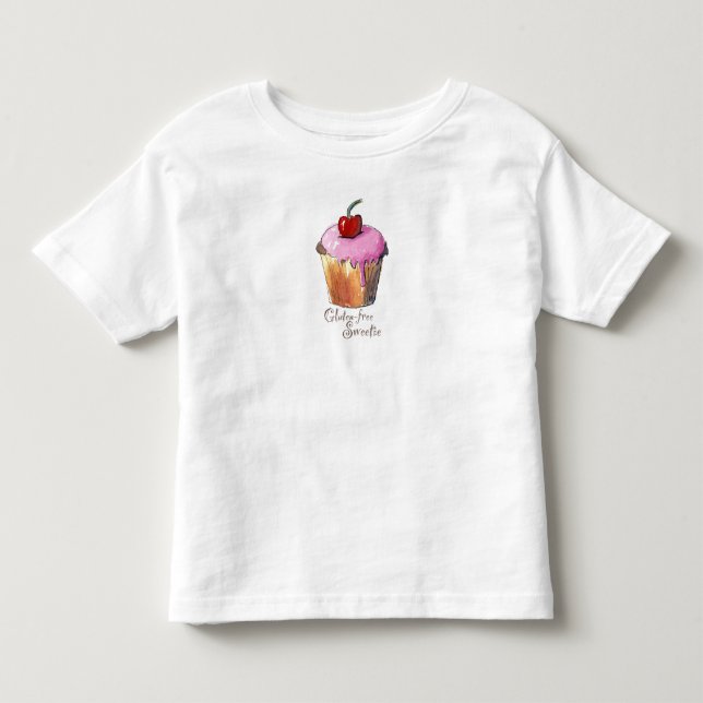 Gluten-Fri småbarnT-tröja Tee Shirt (Framsida)