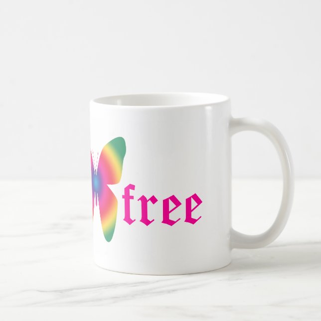 gluten-fri stor mugg (för mång--färgad) fjäril (Höger)