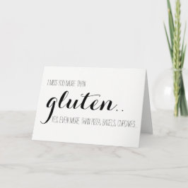 Gluten-Fria Fröcken som du Card Kort
