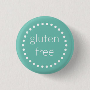 Gluten frigör emblem knapp